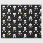 Die Geschenkpackung Skull and Bones Geschenkpapier (Flach)