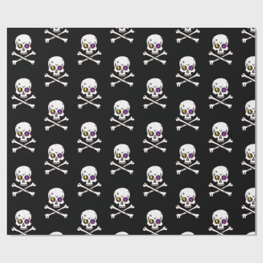 Die Geschenkpackung Skull and Bones Geschenkpapier (Flach)
