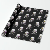 Die Geschenkpackung Skull and Bones Geschenkpapier (Ungerollt)
