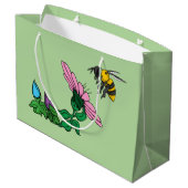 Die Geschenktasche des Verteidigers Große Geschenktüte (Rückseite Schrägansicht)