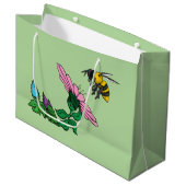 Die Geschenktasche des Verteidigers Große Geschenktüte (Vorderseite Schrägansicht)