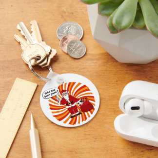 Die Geschenktasche des Weihnachtsmanns Schlüsselanhänger