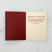 Die Geschichte der Candy Cane Feiertagskarte (Innenseite)