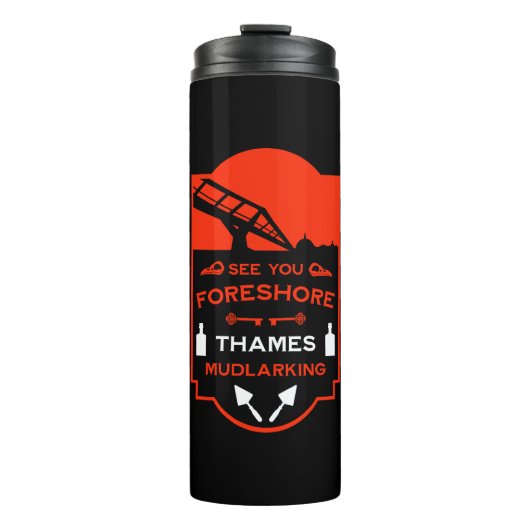 Die Geschichte der Foreshore-Geschichte Thermosbecher (Vorderseite)