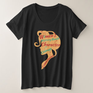 DIE GESCHICHTE DER FRAUEN MONATLICHES ZEICHEN GROßE GRÖßE T-Shirt