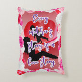 Die Geschichte der Liebe einer Mutter Dekokissen (Vorderseite(Vertikal))