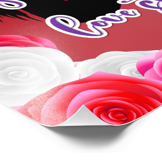 Die Geschichte der Liebe einer Mutter Fotodruck (Ecke)