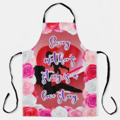 Die Geschichte der Liebe einer Mutter Schürze (Vorderseite)