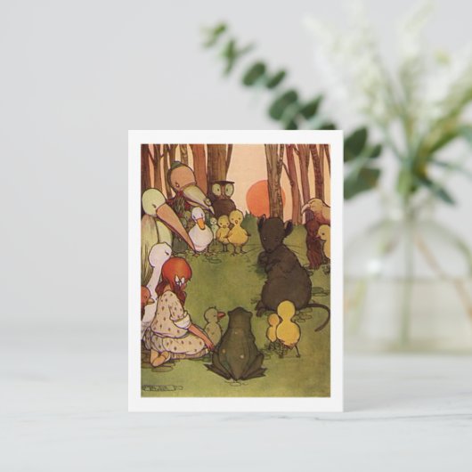 Die Geschichte der Maus Postkarte (Stehend Vorderseite)