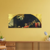 Die Geschichte der Stiftung Santa Maria Maggior Leinwanddruck (Insitu (Wohnzimmer))