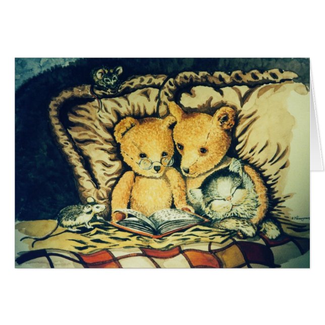 Die Geschichte der Vintagen Teddy (Vorderseite (Horizontal))