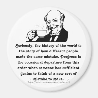 Die Geschichte der Welt Magnet