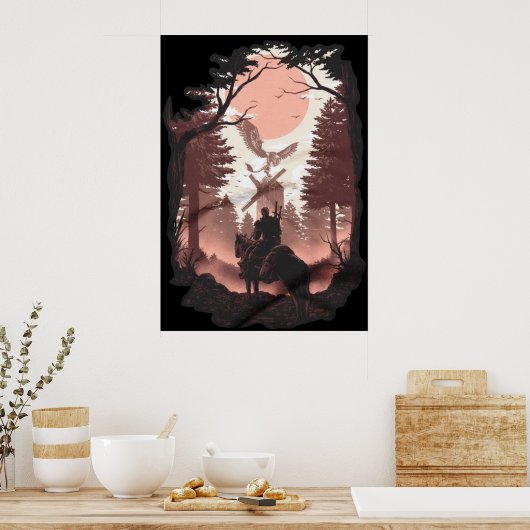 Die Geschichte der wilden Witcher-Jagd Poster (Küche)