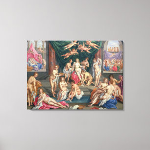 Die Geschichte des Amors und der Psyche (Öl auf Leinwanddruck