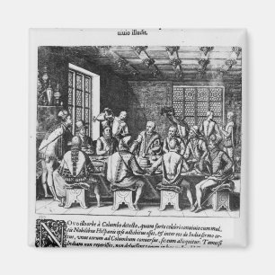 Die Geschichte des Eies von Christoph Kolumbus Magnet