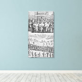 Die Geschichte des Heiligen Krieges: Leinwanddruck (Insitu (Holzboden))