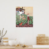 Die Geschichte des Hen von Kay Nielsen Poster (Küche)