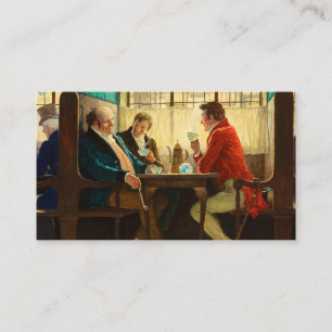 Die Geschichte des Kaffees, 1940 von Newell Conver Begleitkarte