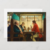 Die Geschichte des Kaffees, 1940 von Newell Conver Postkarte (Vorne/Hinten)