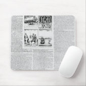 Die Geschichte des Kampfes von Worcester Mousepad (Mit Mouse)