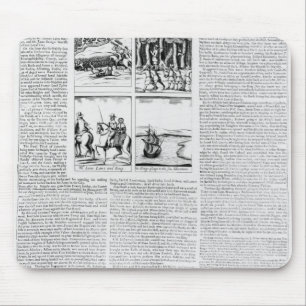 Die Geschichte des Kampfes von Worcester Mousepad