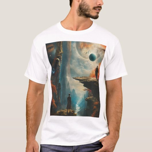 Die Geschichte des kosmischen Explorers T-Shirt (Vorderseite)
