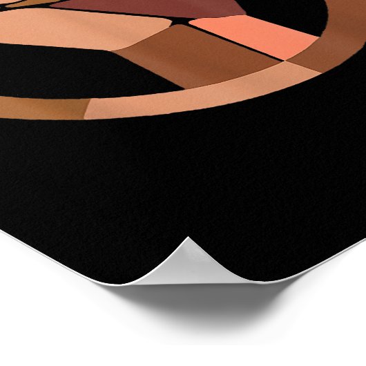 Die Geschichte des schwarzen Afrikas spielt eine R Poster (Ecke)