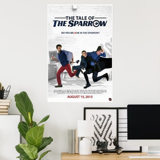 "Die Geschichte des Sparrow" Offizielles Filmplaka Poster (Heimbüro)