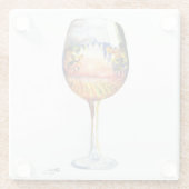 Die Geschichte des Weins Glasuntersetzer (Rückseite)