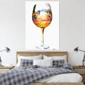 Die Geschichte des Weins Leinwanddruck (Insitu (Schlafzimmer))