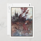 Die Geschichte des Windes von Edmund Dulac Postkarte (Vorne/Hinten)