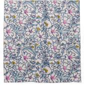 Die Geschichte einer Blume in voller Blüte Duschvorhang (Vorderseite)