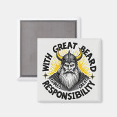 Die Geschichte eines Wikinger Magnet (Vorderseite/Rückseite)