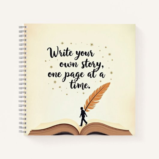 Die Geschichte geht los Notizblock (Vorderseite)