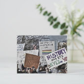 Die Geschichte hat ihre Augen Postkarte (Stehend Vorderseite)