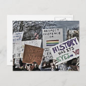 Die Geschichte hat ihre Augen Postkarte (Vorne/Hinten)