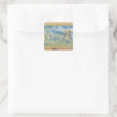 Die Geschichte Noahs Quadratischer Aufkleber (Tasche)