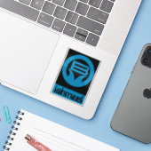 Die Geschichte von B - Daniel Quinn Aufkleber (Laptop mit iPhone)