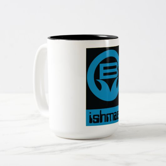 Die Geschichte von B - Daniel Quinn Zweifarbige Tasse (Vorderseite Links)