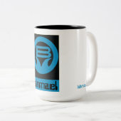 Die Geschichte von B - Daniel Quinn Zweifarbige Tasse (VorderseiteRechts)