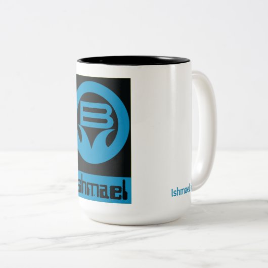 Die Geschichte von B - Daniel Quinn Zweifarbige Tasse (VorderseiteRechts)