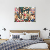 Die Geschichte von Cupid und Psyche (Öl auf Tafel) Leinwanddruck (Insitu (Schlafzimmer))