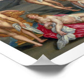 Die Geschichte von Cupid und Psyche (Öl auf Tafel) Poster (Ecke)