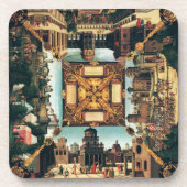 Die Geschichte von David, gemalte Tischplatte, Getränkeuntersetzer (Vorderseite)