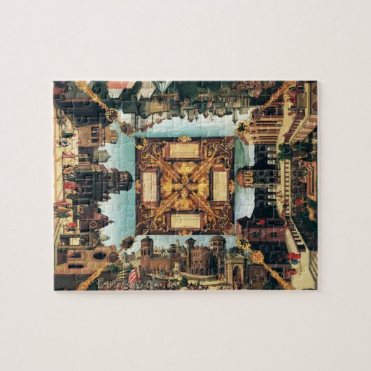 Die Geschichte von David, gemalte Tischplatte, Puzzle (Horizontal)