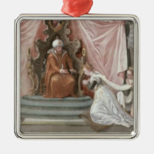 Die Geschichte von Esther Ornament Aus Metall