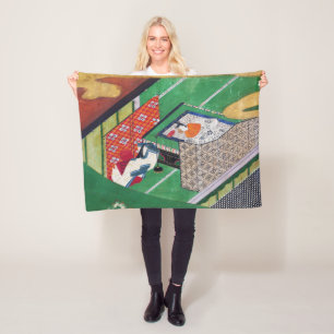 Die Geschichte von Genji, Tawaraya Sotatsu Fleecedecke