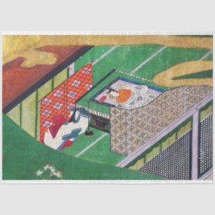 Die Geschichte von Genji, Tawaraya Sotatsu Seidenpapier