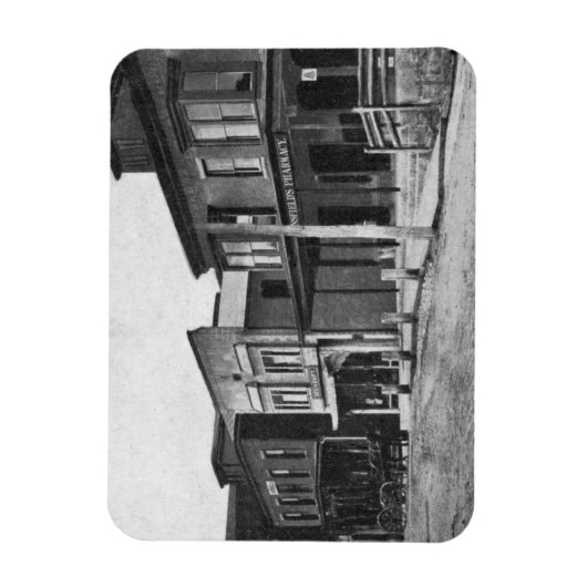 Die Geschichte von Pepperell Massachusetts Magnet (Vertikal)