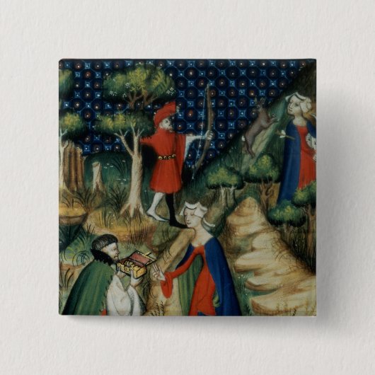 Die Geschichte von Procris, vom ` De Claris Button (Vorderseite)